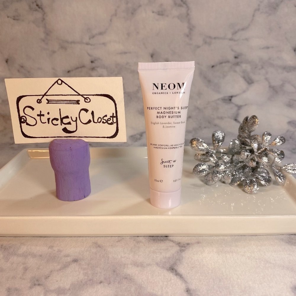 Neom Perfect Night's Sleep Magnesium Body Butter, Oil, NEW - Travel Size 30 ml